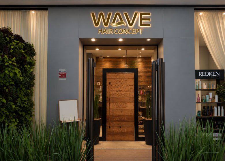 Fachada da Wave Hair Concept em Ipanema
