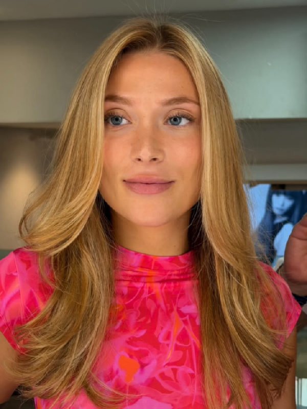 Resultado de mechas feito na Wave Hair Concept
